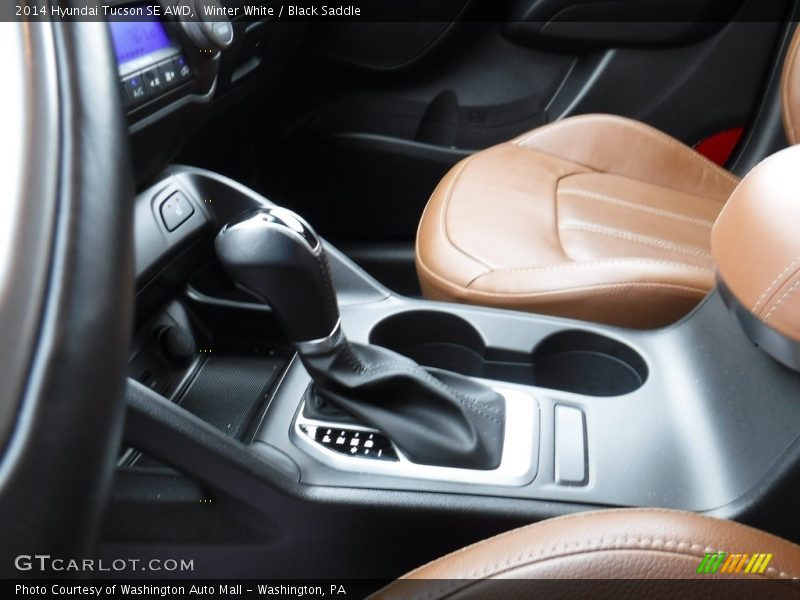 Winter White / Black Saddle 2014 Hyundai Tucson SE AWD