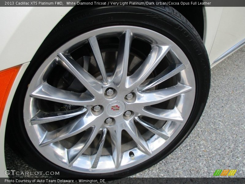 White Diamond Tricoat / Very Light Platinum/Dark Urban/Cocoa Opus Full Leather 2013 Cadillac XTS Platinum FWD