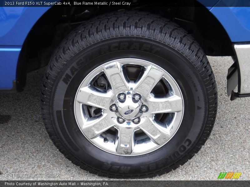 Blue Flame Metallic / Steel Gray 2013 Ford F150 XLT SuperCab 4x4