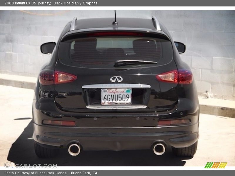 Black Obsidian / Graphite 2008 Infiniti EX 35 Journey