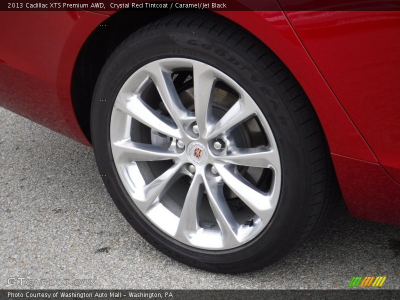 Crystal Red Tintcoat / Caramel/Jet Black 2013 Cadillac XTS Premium AWD