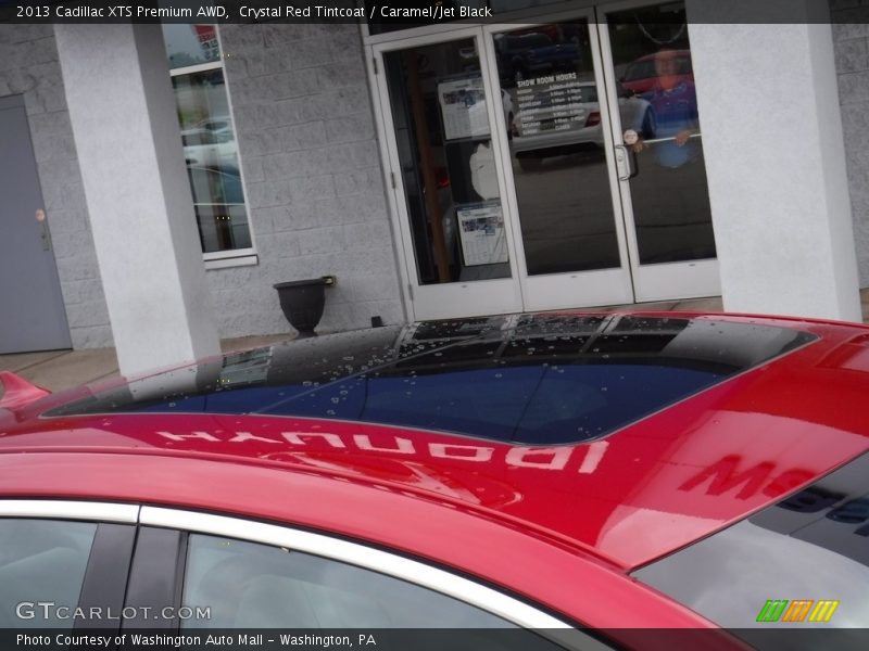 Crystal Red Tintcoat / Caramel/Jet Black 2013 Cadillac XTS Premium AWD