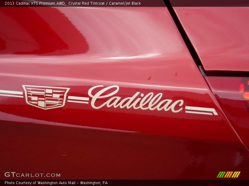 Crystal Red Tintcoat / Caramel/Jet Black 2013 Cadillac XTS Premium AWD