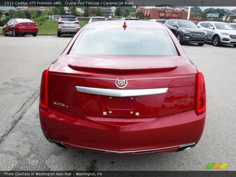 Crystal Red Tintcoat / Caramel/Jet Black 2013 Cadillac XTS Premium AWD