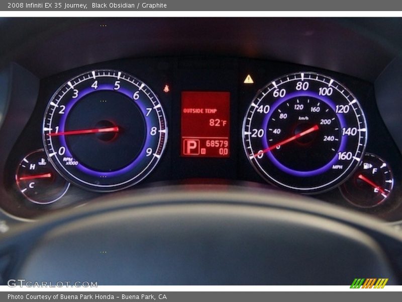 Black Obsidian / Graphite 2008 Infiniti EX 35 Journey