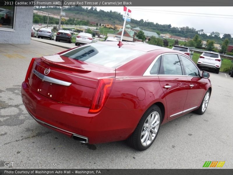 Crystal Red Tintcoat / Caramel/Jet Black 2013 Cadillac XTS Premium AWD