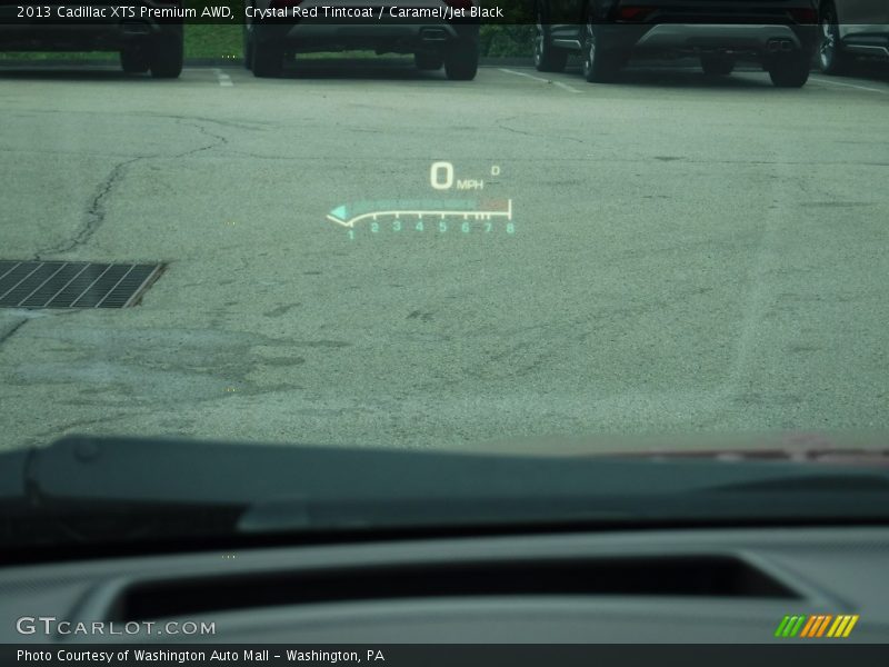 Crystal Red Tintcoat / Caramel/Jet Black 2013 Cadillac XTS Premium AWD