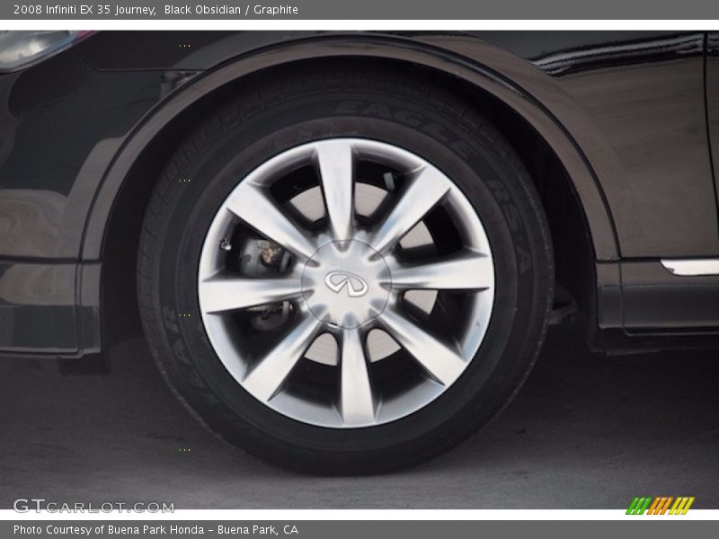 Black Obsidian / Graphite 2008 Infiniti EX 35 Journey