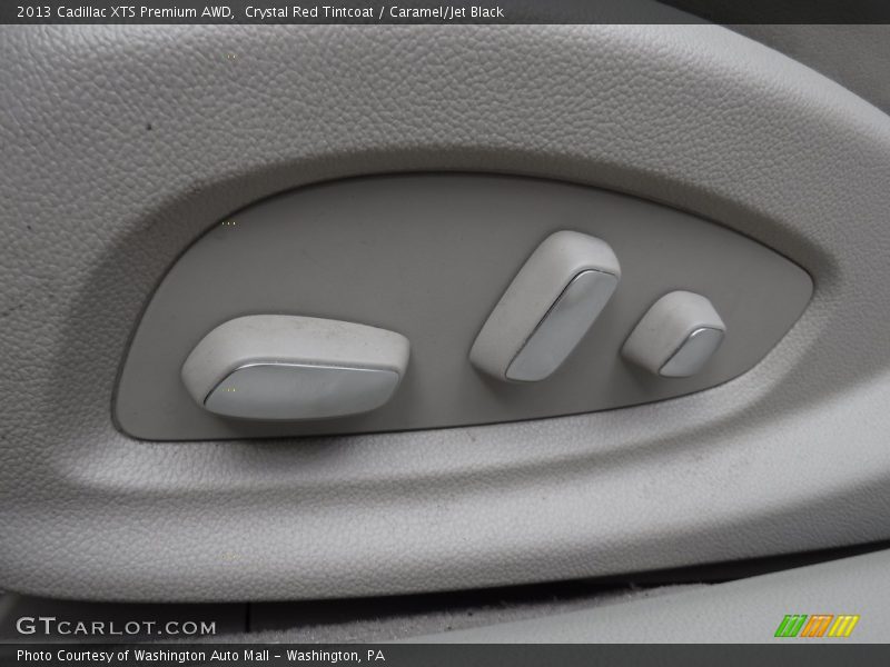 Crystal Red Tintcoat / Caramel/Jet Black 2013 Cadillac XTS Premium AWD