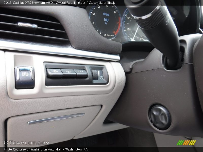 Crystal Red Tintcoat / Caramel/Jet Black 2013 Cadillac XTS Premium AWD
