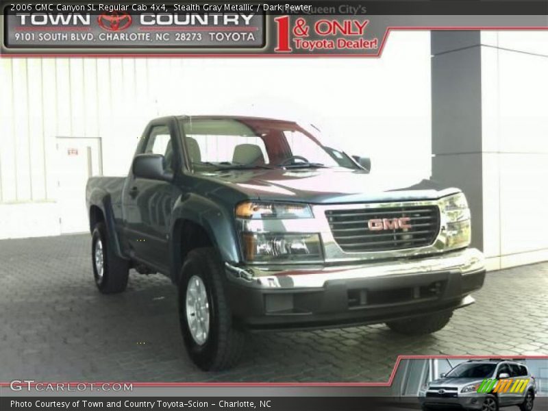 Stealth Gray Metallic / Dark Pewter 2006 GMC Canyon SL Regular Cab 4x4