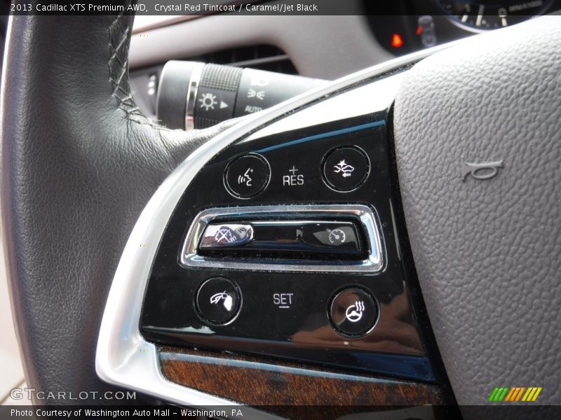 Crystal Red Tintcoat / Caramel/Jet Black 2013 Cadillac XTS Premium AWD