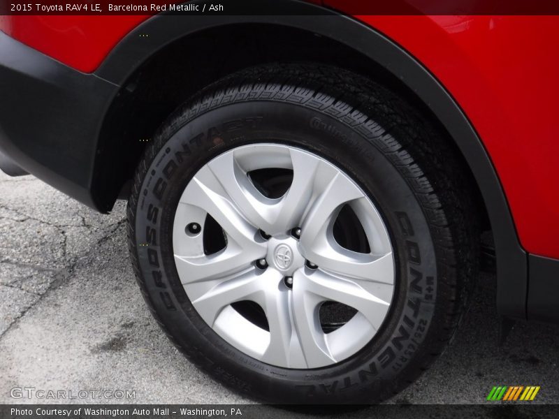 Barcelona Red Metallic / Ash 2015 Toyota RAV4 LE