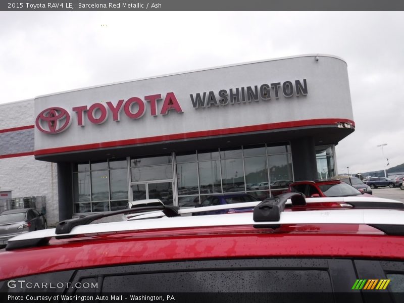 Barcelona Red Metallic / Ash 2015 Toyota RAV4 LE