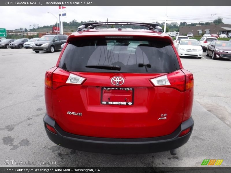 Barcelona Red Metallic / Ash 2015 Toyota RAV4 LE