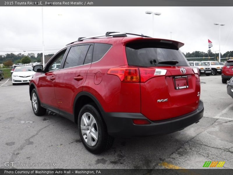 Barcelona Red Metallic / Ash 2015 Toyota RAV4 LE
