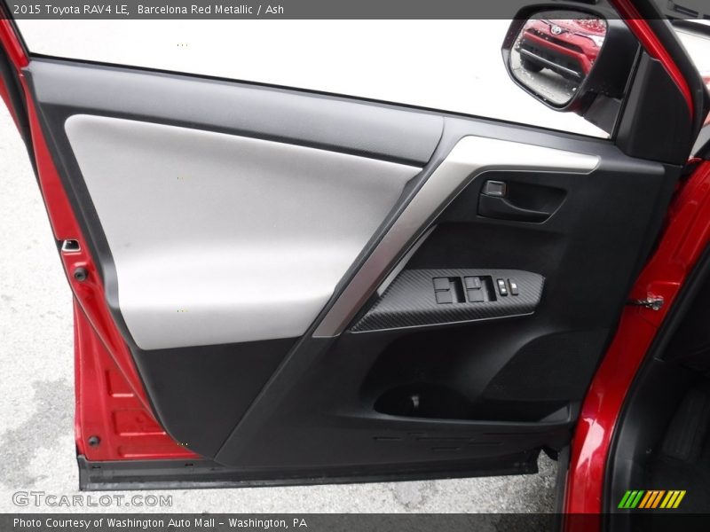 Barcelona Red Metallic / Ash 2015 Toyota RAV4 LE