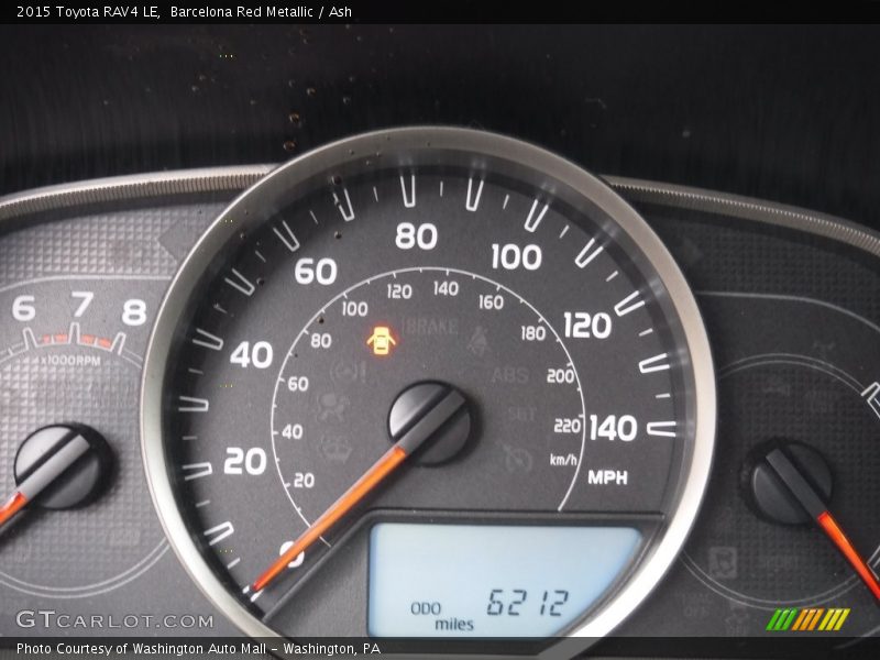 Barcelona Red Metallic / Ash 2015 Toyota RAV4 LE
