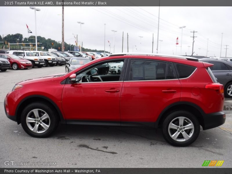 Barcelona Red Metallic / Black 2015 Toyota RAV4 XLE AWD