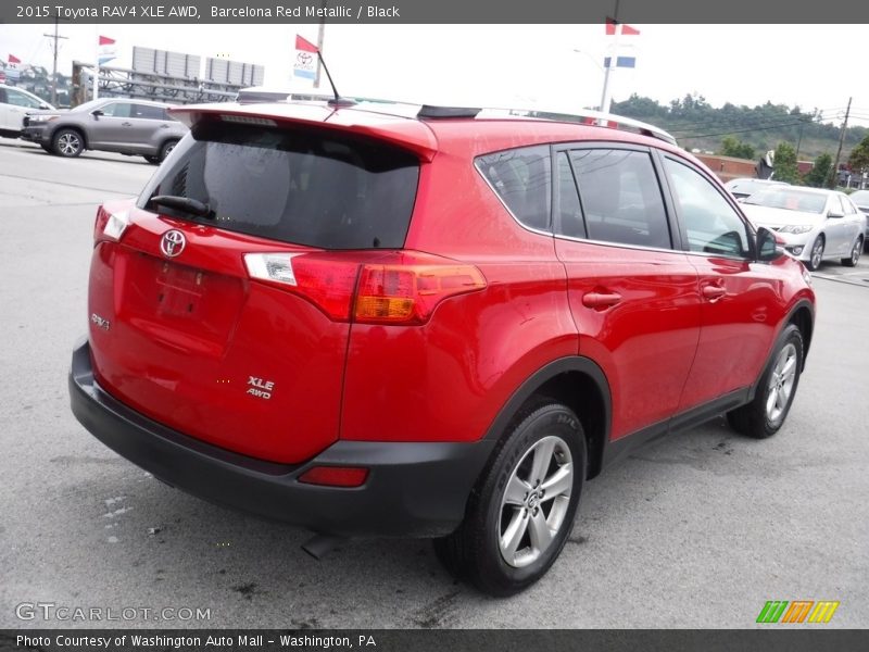 Barcelona Red Metallic / Black 2015 Toyota RAV4 XLE AWD