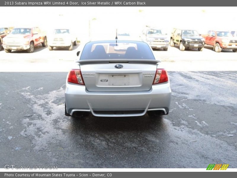 Ice Silver Metallic / WRX Carbon Black 2013 Subaru Impreza WRX Limited 4 Door