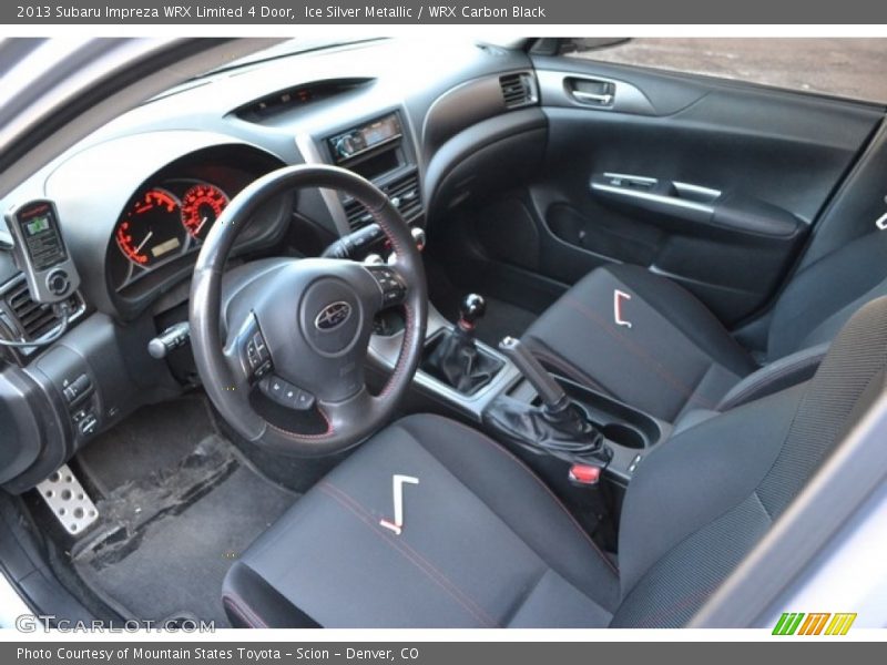 Ice Silver Metallic / WRX Carbon Black 2013 Subaru Impreza WRX Limited 4 Door