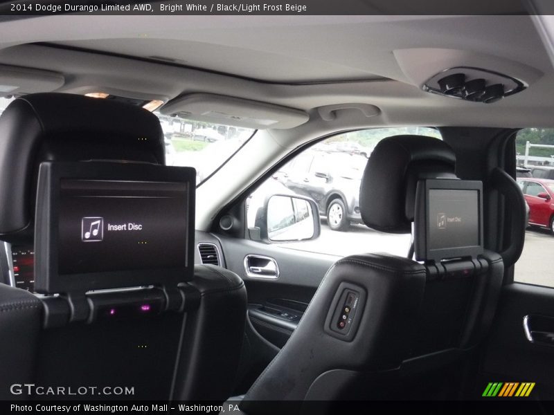 Bright White / Black/Light Frost Beige 2014 Dodge Durango Limited AWD