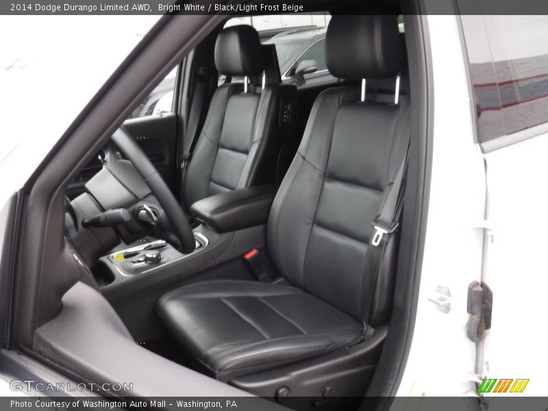 Bright White / Black/Light Frost Beige 2014 Dodge Durango Limited AWD