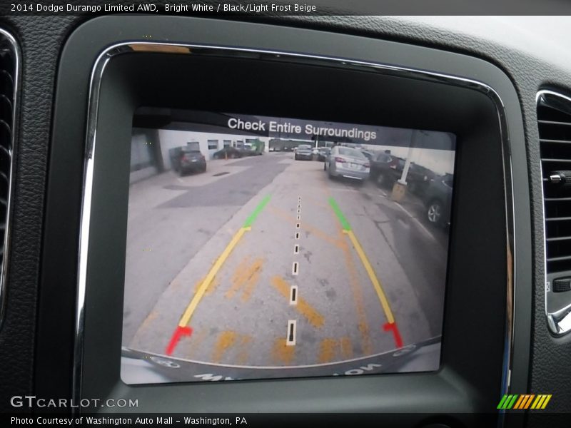 Bright White / Black/Light Frost Beige 2014 Dodge Durango Limited AWD