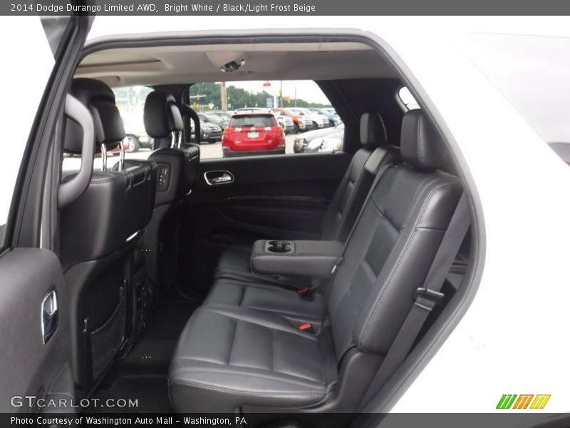 Bright White / Black/Light Frost Beige 2014 Dodge Durango Limited AWD