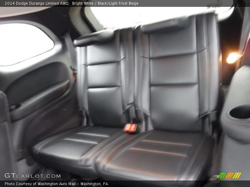 Bright White / Black/Light Frost Beige 2014 Dodge Durango Limited AWD