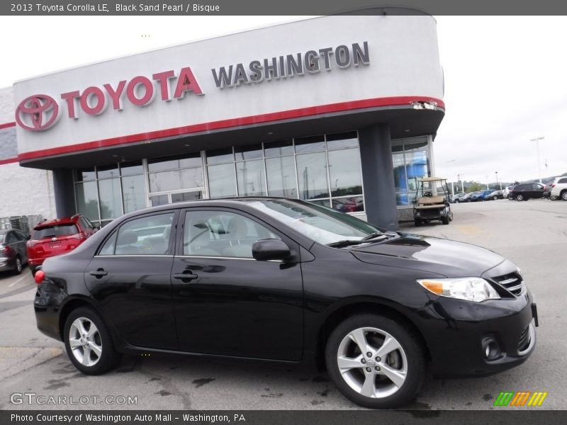 Black Sand Pearl / Bisque 2013 Toyota Corolla LE