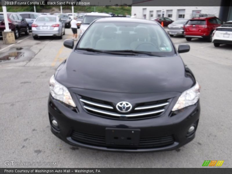 Black Sand Pearl / Bisque 2013 Toyota Corolla LE