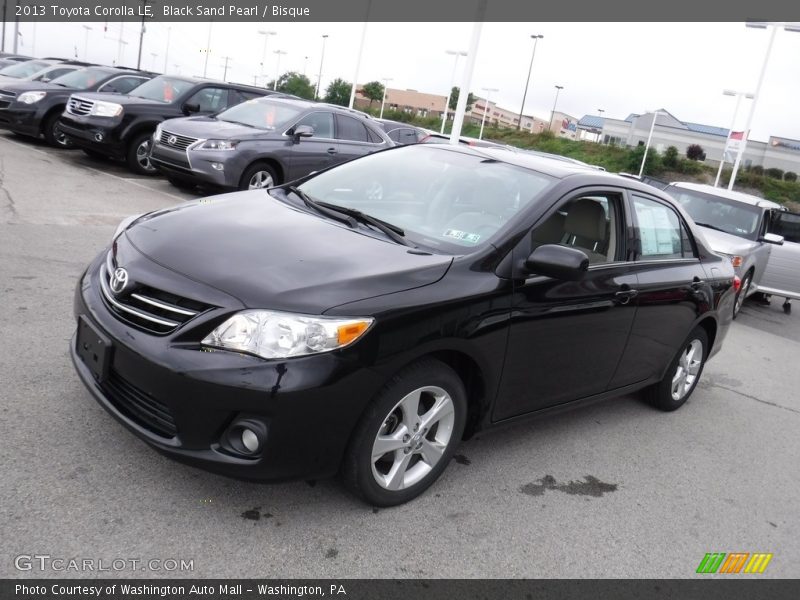 Black Sand Pearl / Bisque 2013 Toyota Corolla LE