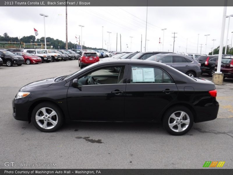 Black Sand Pearl / Bisque 2013 Toyota Corolla LE