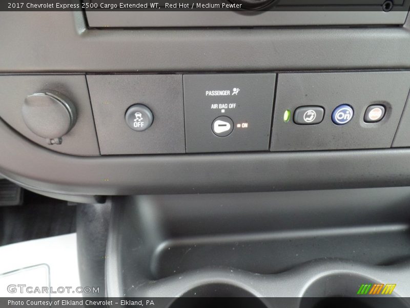 Red Hot / Medium Pewter 2017 Chevrolet Express 2500 Cargo Extended WT