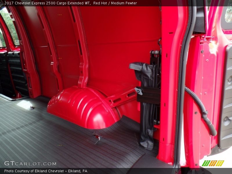 Red Hot / Medium Pewter 2017 Chevrolet Express 2500 Cargo Extended WT
