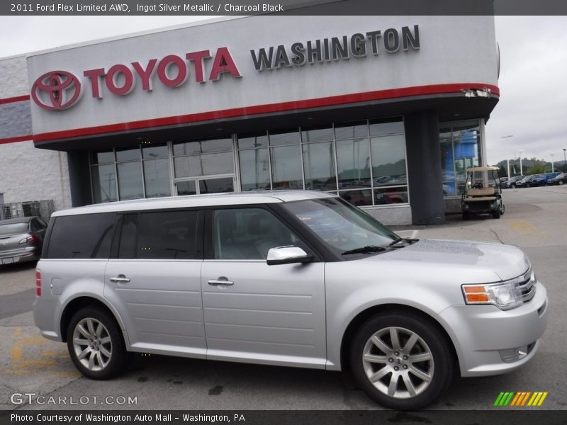 Ingot Silver Metallic / Charcoal Black 2011 Ford Flex Limited AWD