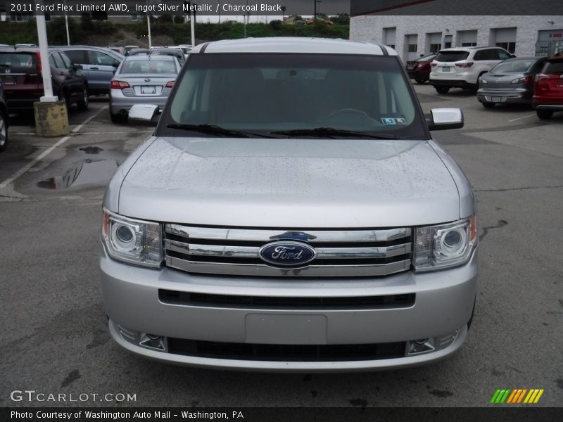 Ingot Silver Metallic / Charcoal Black 2011 Ford Flex Limited AWD