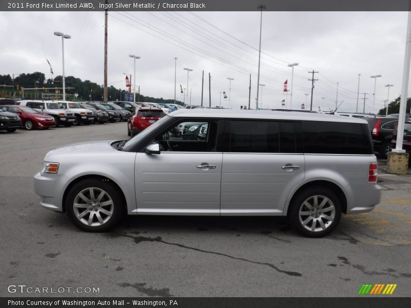 Ingot Silver Metallic / Charcoal Black 2011 Ford Flex Limited AWD