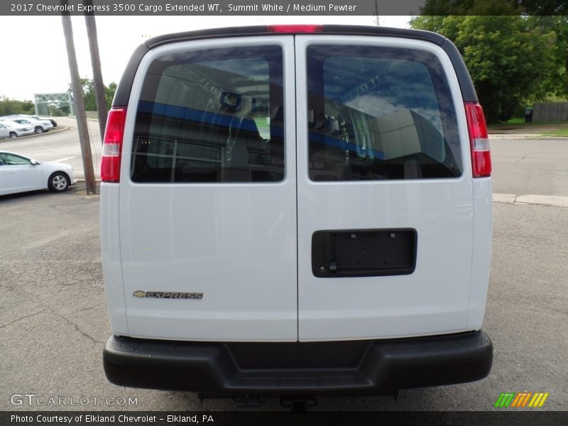 Summit White / Medium Pewter 2017 Chevrolet Express 3500 Cargo Extended WT