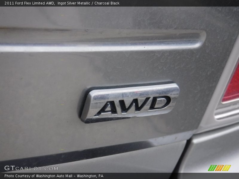 Ingot Silver Metallic / Charcoal Black 2011 Ford Flex Limited AWD
