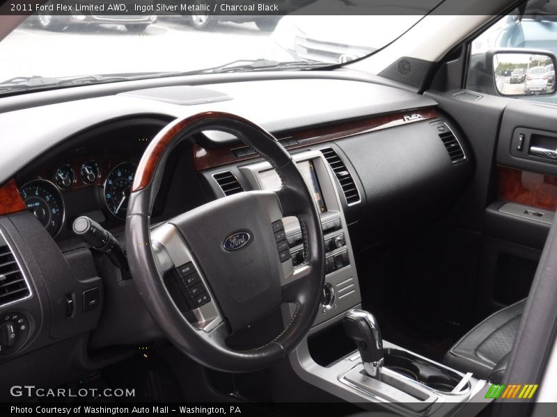 Ingot Silver Metallic / Charcoal Black 2011 Ford Flex Limited AWD