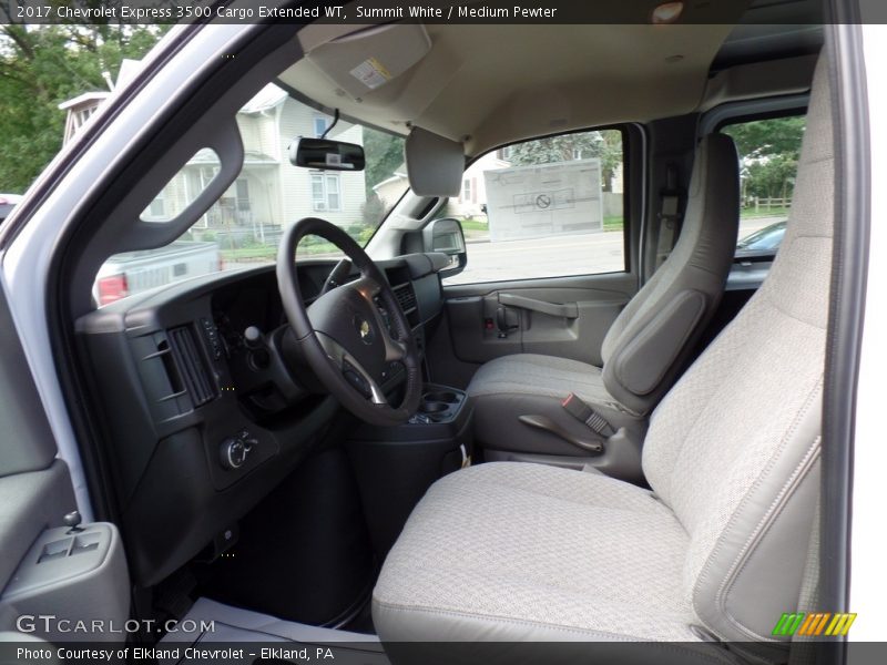  2017 Express 3500 Cargo Extended WT Medium Pewter Interior