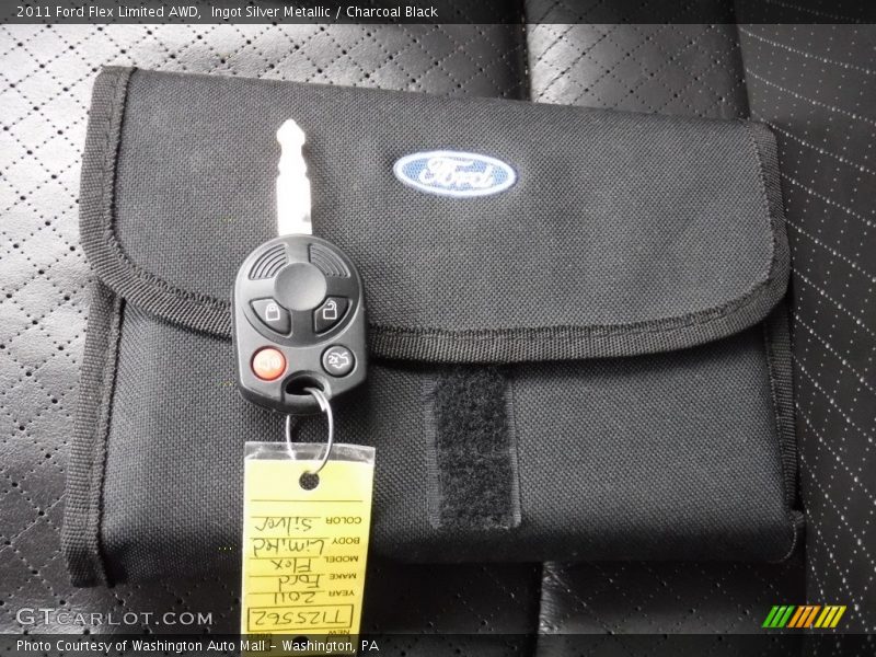 Ingot Silver Metallic / Charcoal Black 2011 Ford Flex Limited AWD