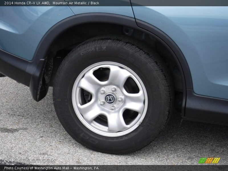 Mountain Air Metallic / Black 2014 Honda CR-V LX AWD