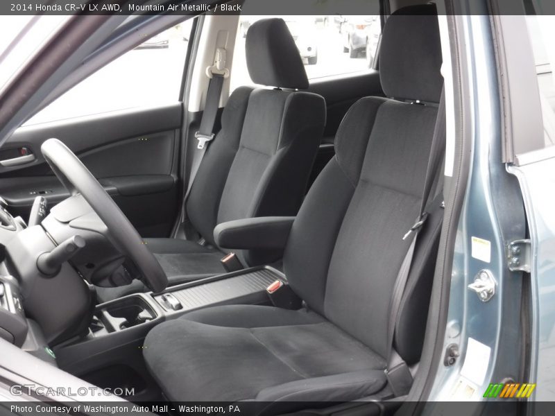 Mountain Air Metallic / Black 2014 Honda CR-V LX AWD