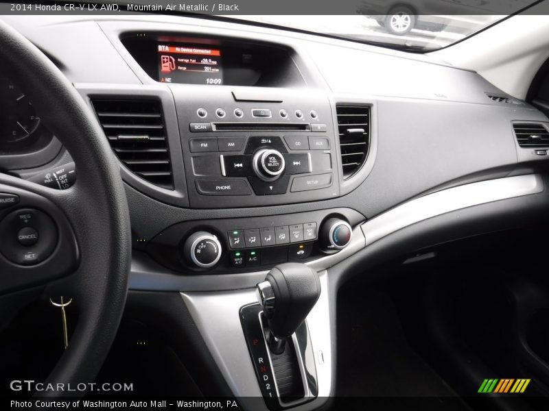 Mountain Air Metallic / Black 2014 Honda CR-V LX AWD