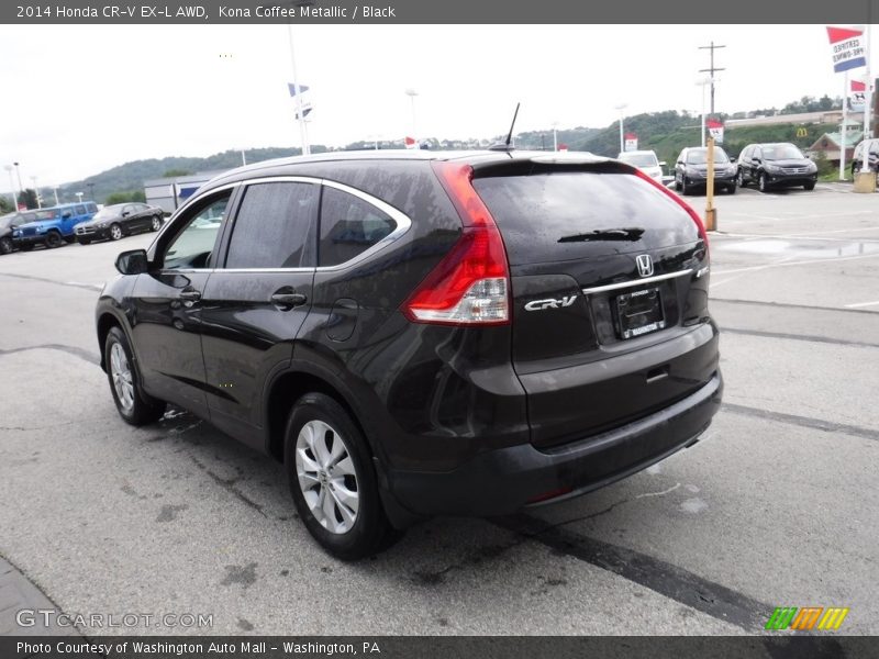 Kona Coffee Metallic / Black 2014 Honda CR-V EX-L AWD