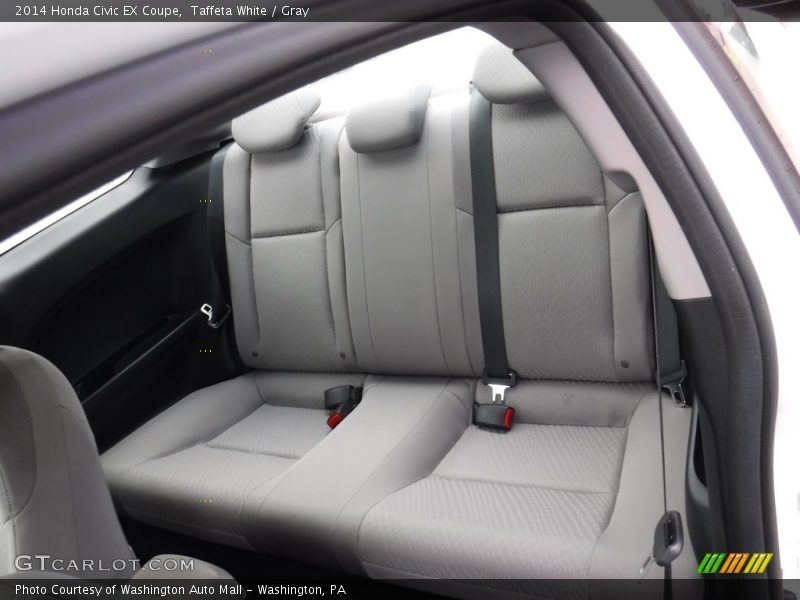 Taffeta White / Gray 2014 Honda Civic EX Coupe